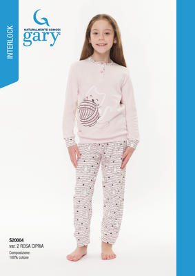 S/L-PYJAMAS FÜR MÄDCHEN S20004 Tellini S.R.L. Großhandelskleidung